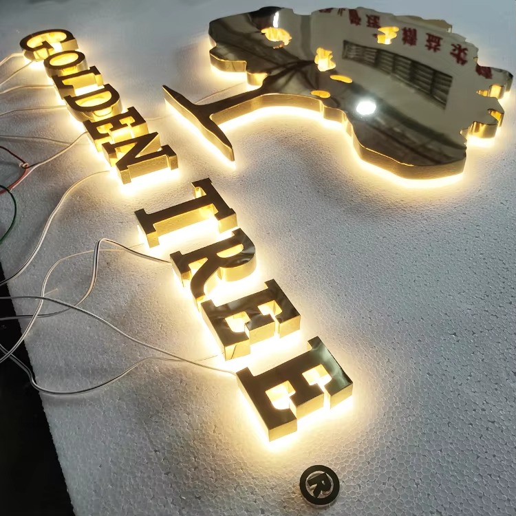 Custom 3D LED Backlit Metal Letters | Premium Halo-Lit Business Sign