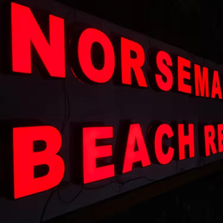 Custom 3D Front-Lit LED Channel Letters | Storefront Business Sign