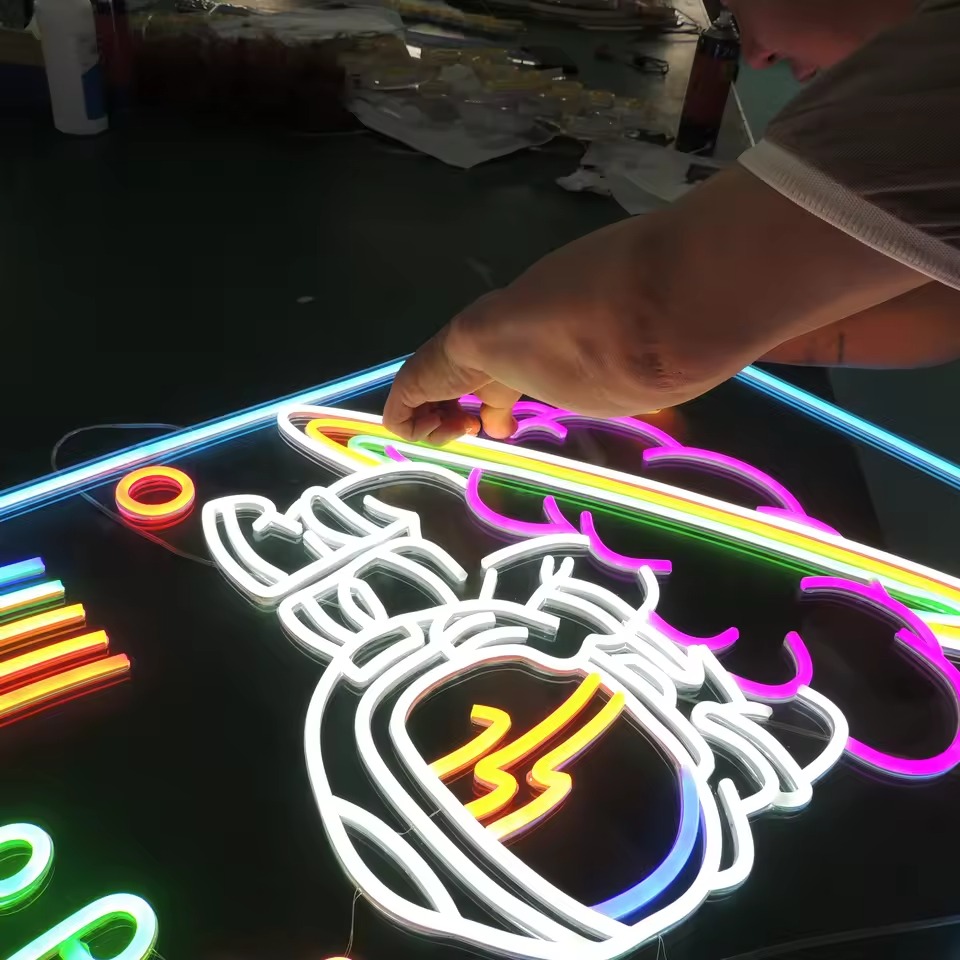 Custom LED Neon Sign for Wedding, Party & Business Logo | OEM Factory