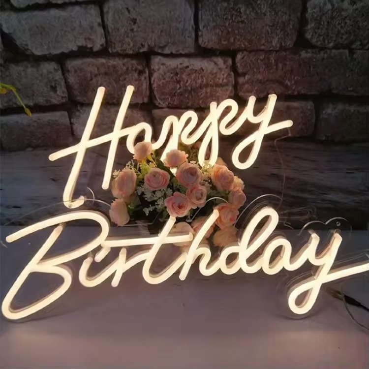 Custom Acrylic LED Neon Logo Sign | OEM Factory