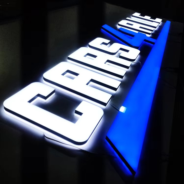 Custom 3D Acrylic LED Logo Sign | OEM Business Signage Factory