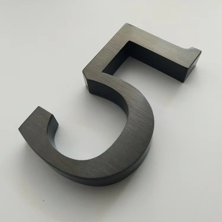 Custom 3D Solid Metal Numbers & Letters | Premium Address Signs Factory