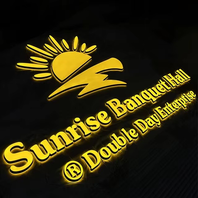 Custom Acrylic Backlit Channel Letter Sign | OEM 3D Logo Factory