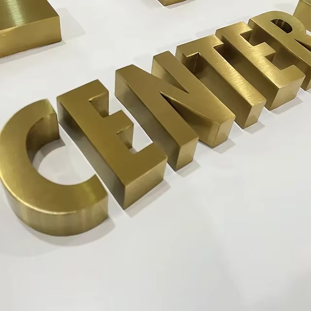 Custom 3D Solid Metal Letters | Mirror Polished Business Sign Factory