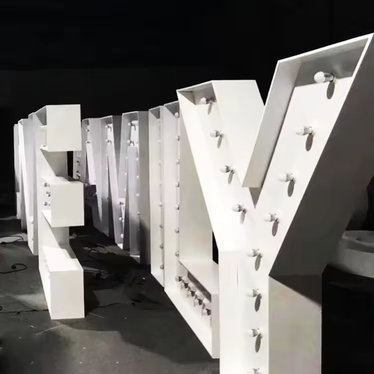 Custom 4ft Giant Marquee Letters & Light Up Numbers | OEM Factory