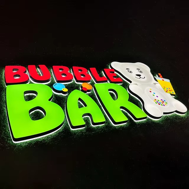 Custom 3D Acrylic LED Backlit Channel Letters | OEM Sign Factory