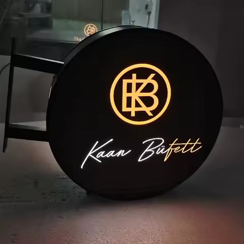Custom LED Advertising Light Box | Wall Mounted Storefront Sign