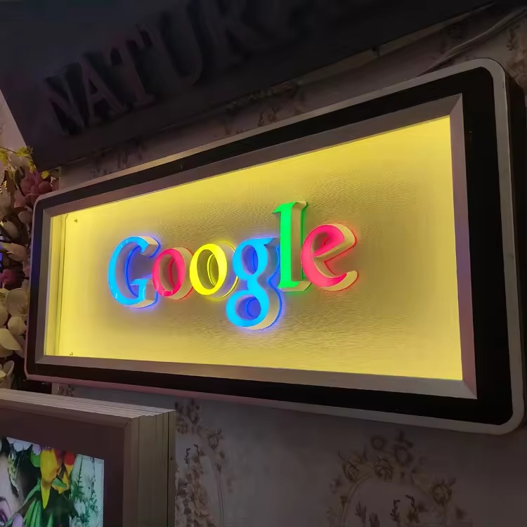 Custom 3D Illuminated Acrylic LED Sign | Outdoor Business Logo Signboard