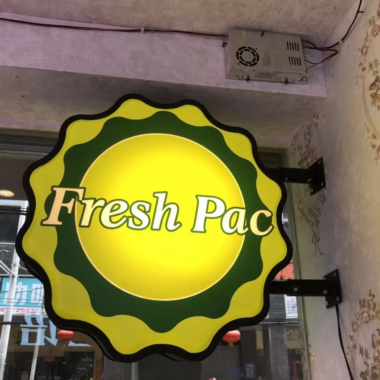 Custom Freestanding Outdoor Gas Station LED Light Box | OEM Factory