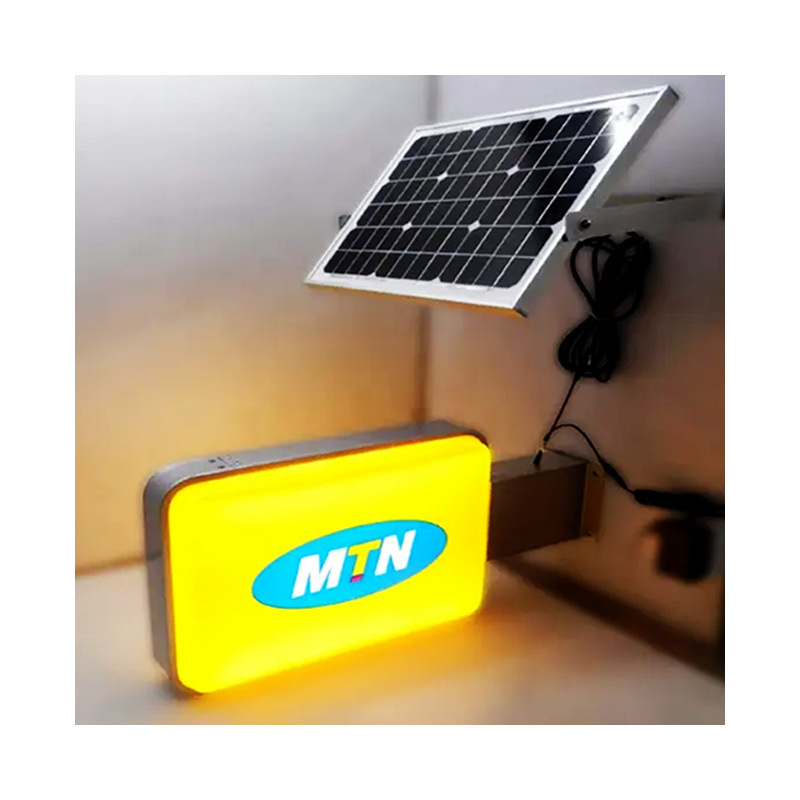 Solar double-sided led wall-mounted light box(1)