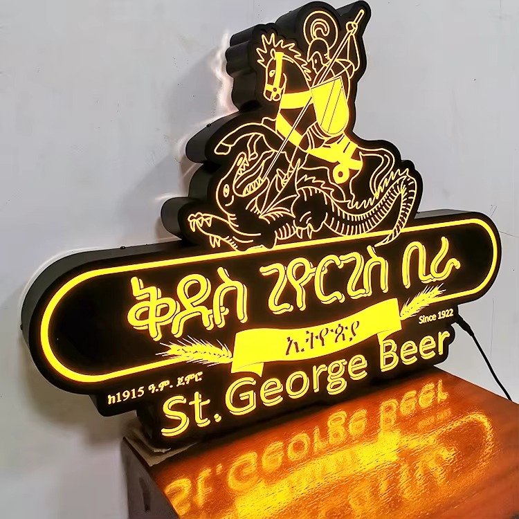 Custom 3D LED Lightbox Sign | Outdoor Illuminated Logo Signboard