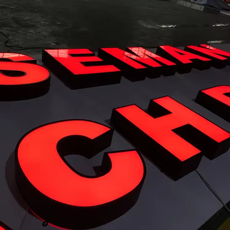 Custom 3D Front-Lit LED Channel Letters | Storefront Business Sign