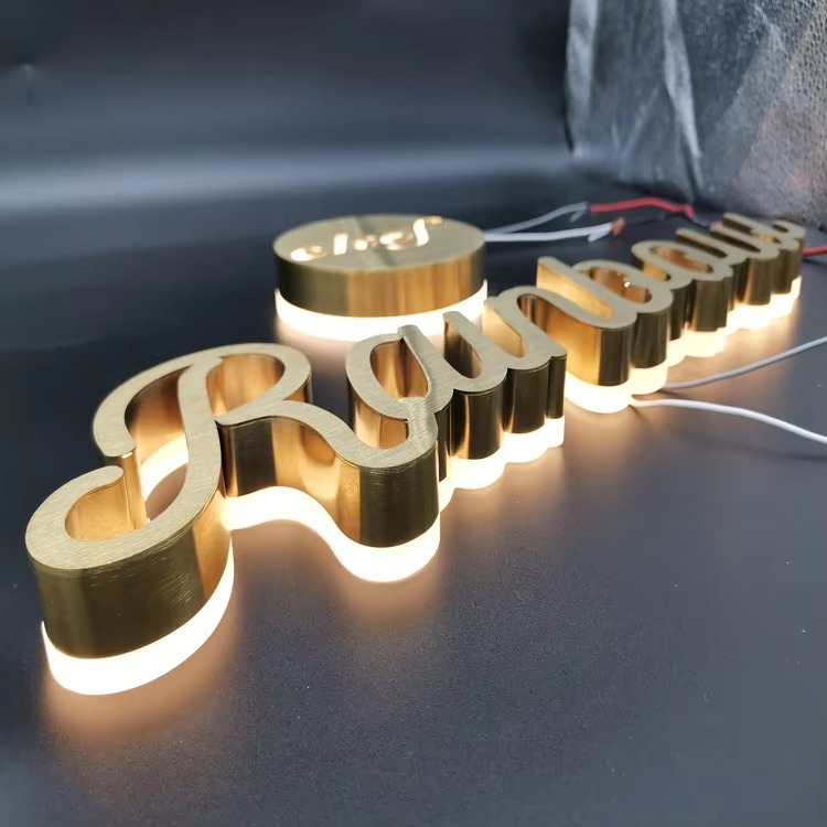 Custom 3D LED Backlit Metal Letters | Premium Halo-Lit Business Sign