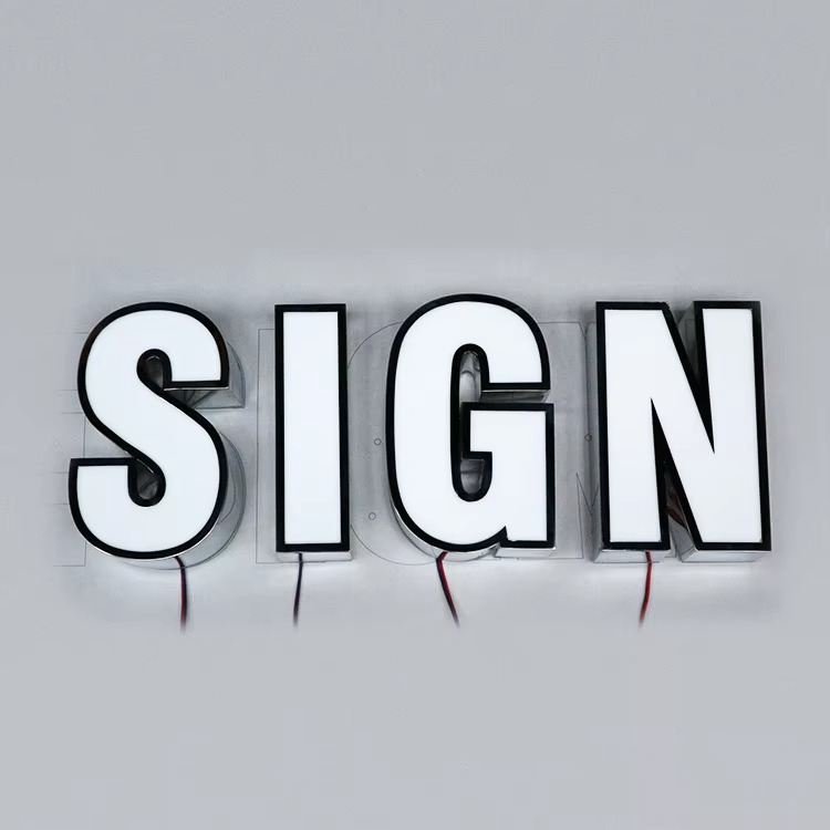 Custom 3D Dual-Lit LED Channel Letters | Front & Back Illuminated Sign
