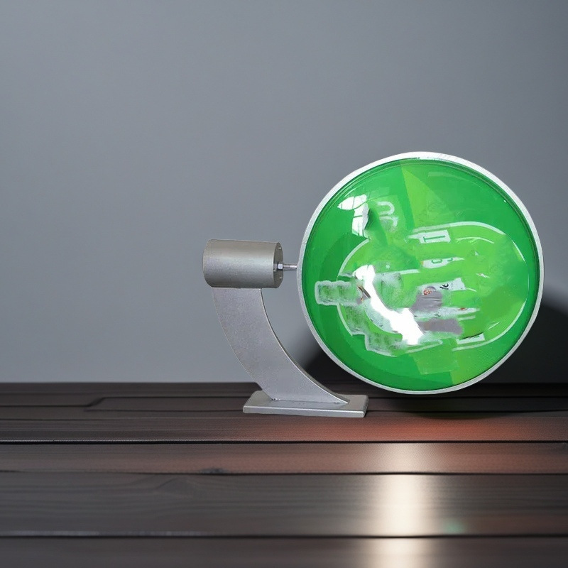 360-degree automatic rotating plastic suction circular light box