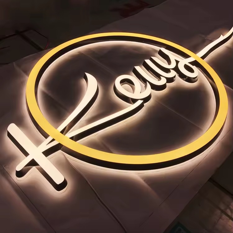 Custom 3D Acrylic LED Name Board & Backlit Signage | OEM Factory