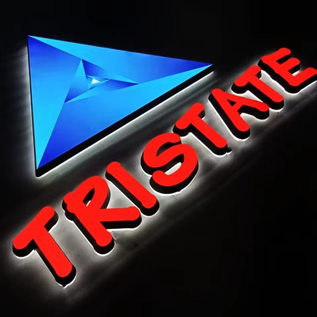 Custom 3D Illuminated Acrylic LED Sign | Outdoor Business Logo Signboard