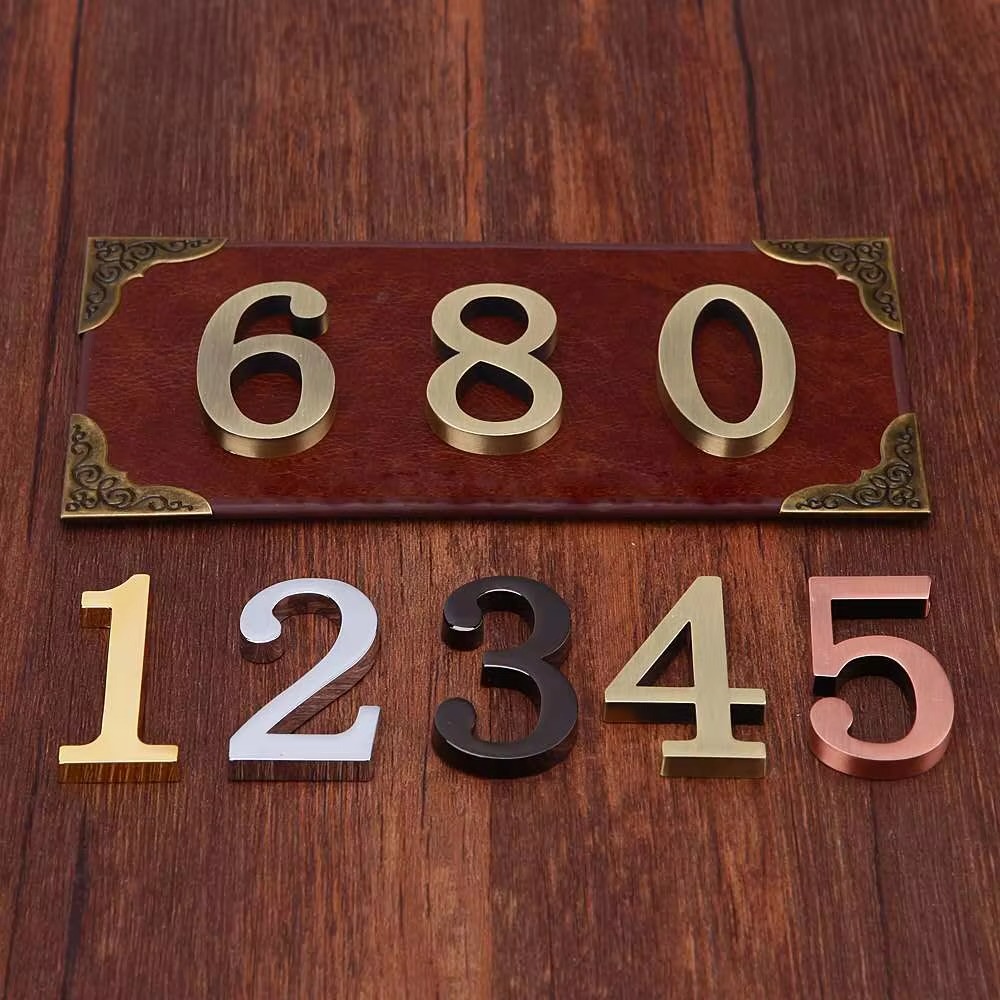 Custom 3D Solid Metal Letters & Brass Address Numbers | OEM Factory