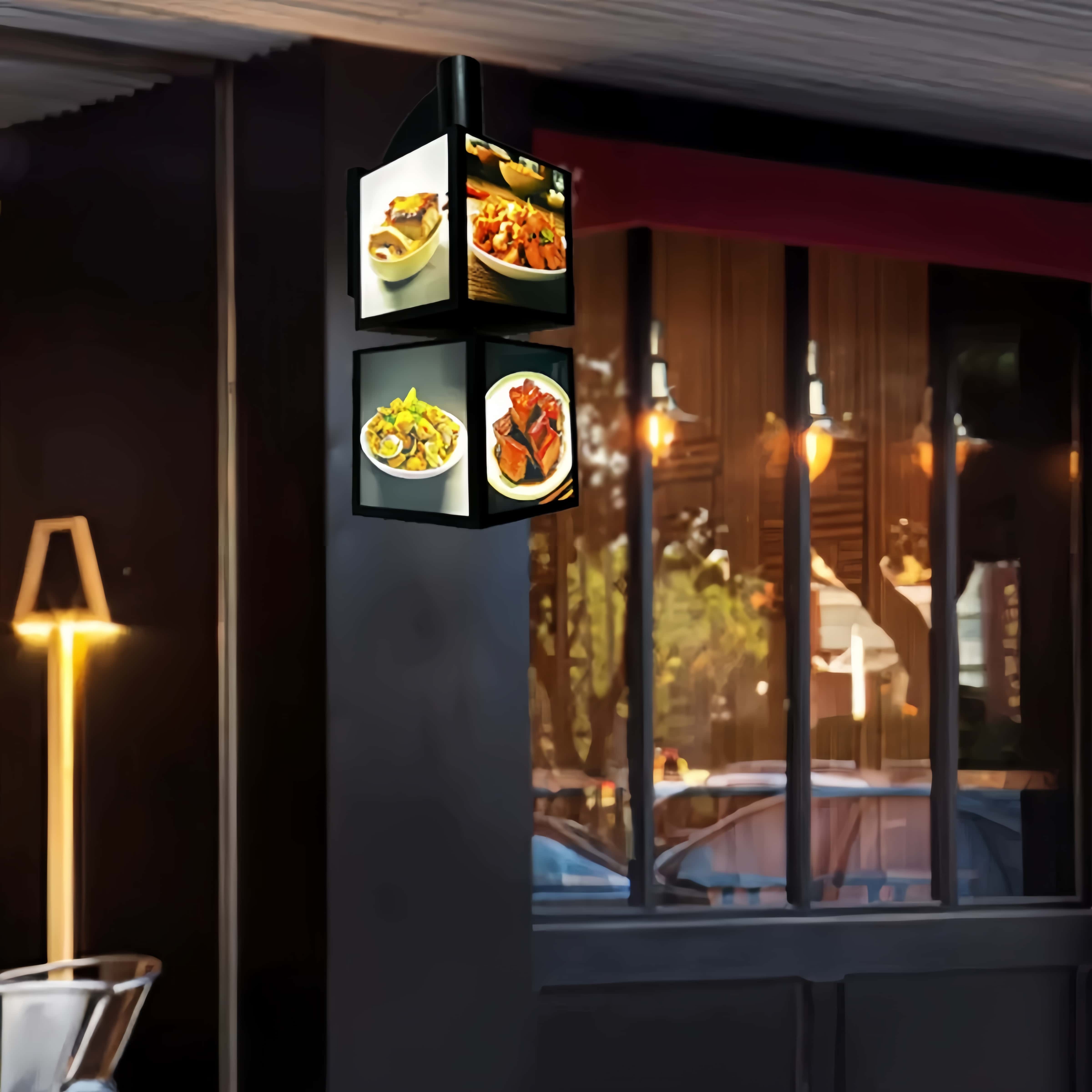 Multi-layer rotating light box