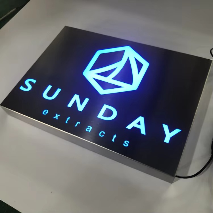 Custom LED Advertising Light Box | Wall Mounted Storefront Sign