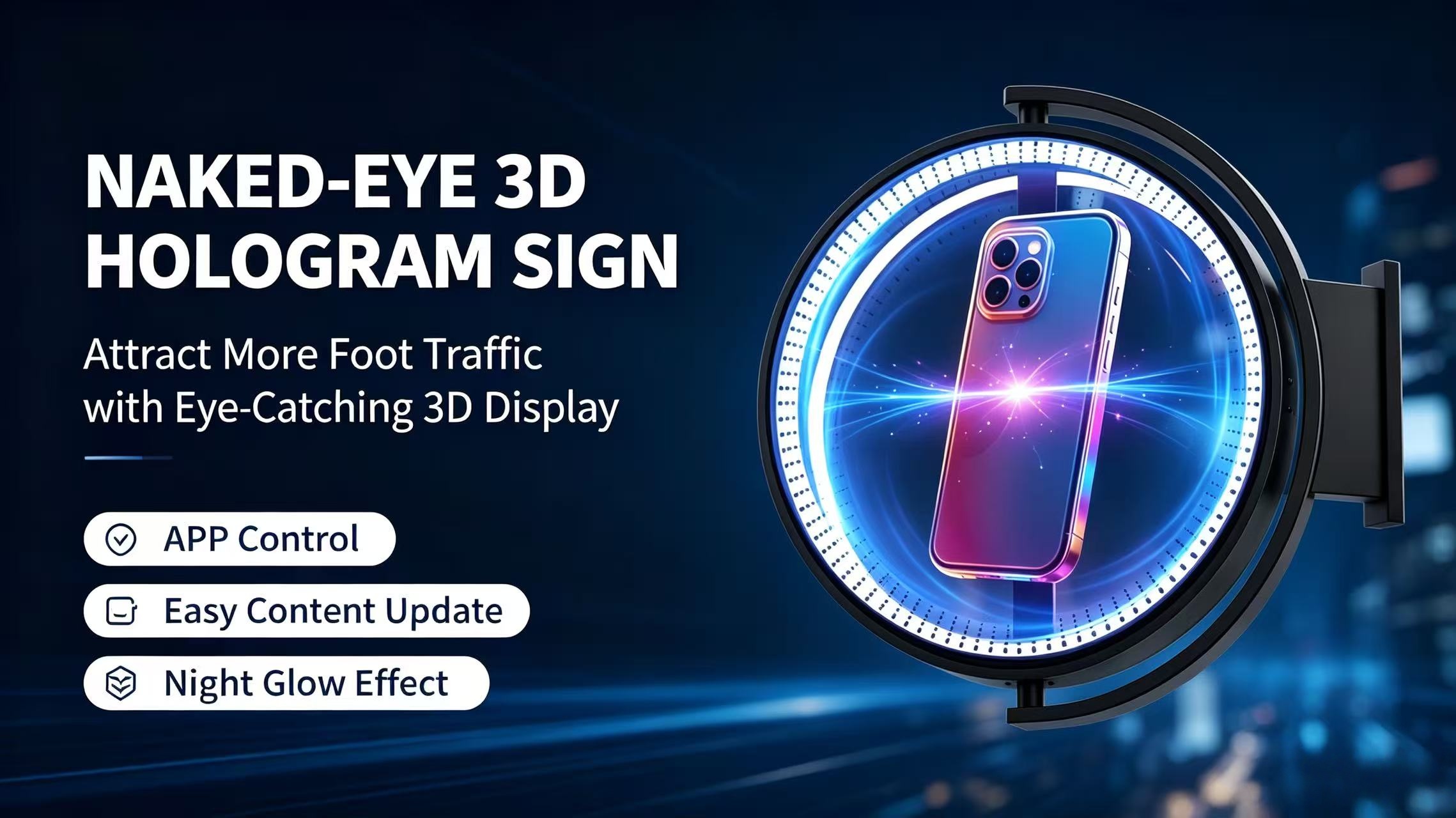 Naked Eye 3D Holographic Lightbox(1)