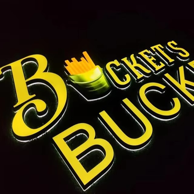Custom 3D Backlit Acrylic LED Letters | Halo-Lit Storefront Sign
