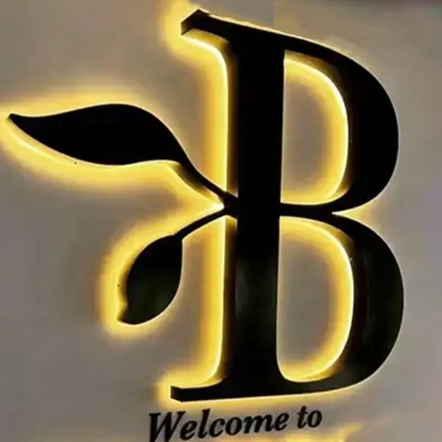 Custom 3D Backlit LED Business Sign | Laser Cut Halo-Lit Logo