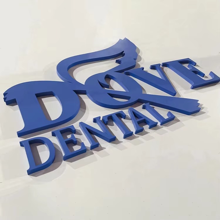 Custom 3D Solid Acrylic Letters & Business Reception Signs | OEM Factory