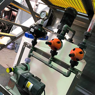 Chemical agent dosing device