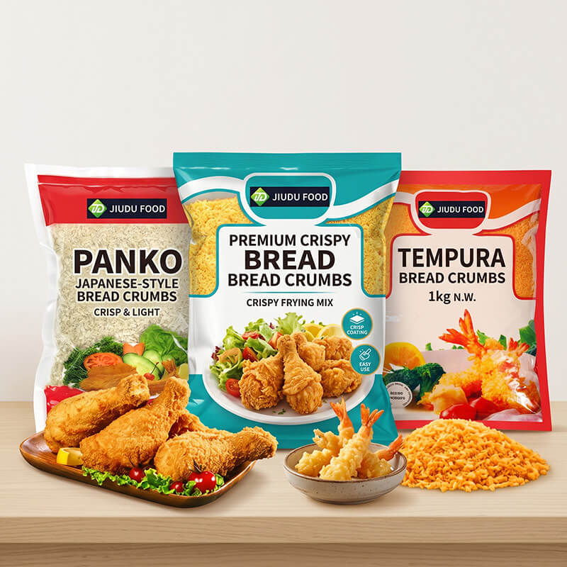 Private Label Panko Breadcrumbs with Custom Stand-Up Pouch Packaging (OEM/ODM)