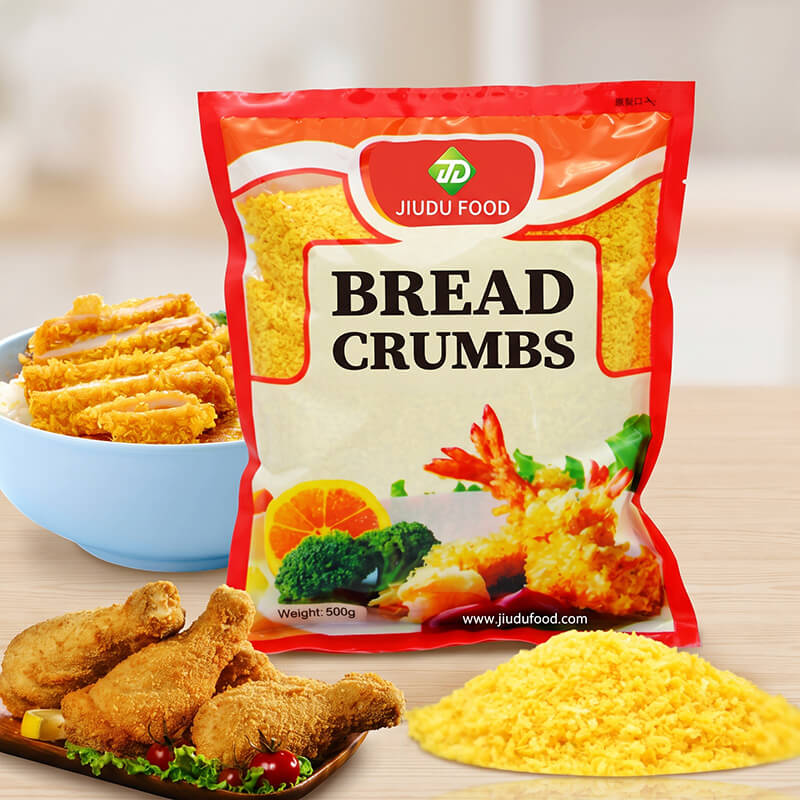 Industrial Wholesale Orange & Golden Panko Breadcrumbs for Commercial Seafood Coating