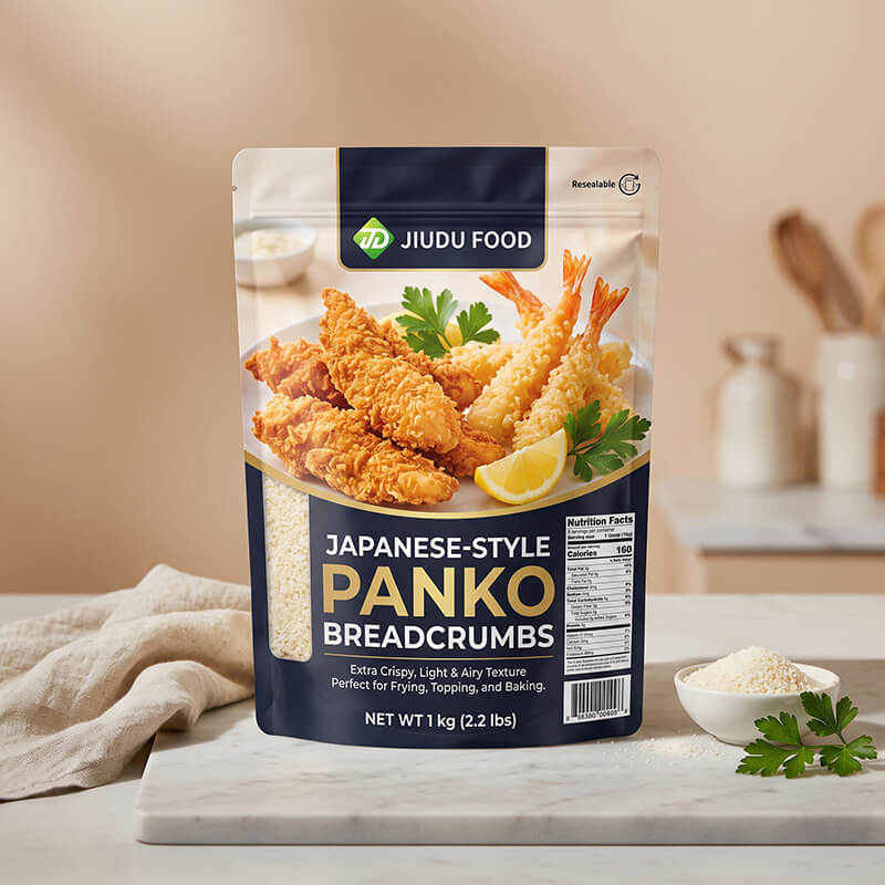 Wholesale Japanese Panko Breadcrumbs 1kg | Foodservice Resealable Bag Manufacturer