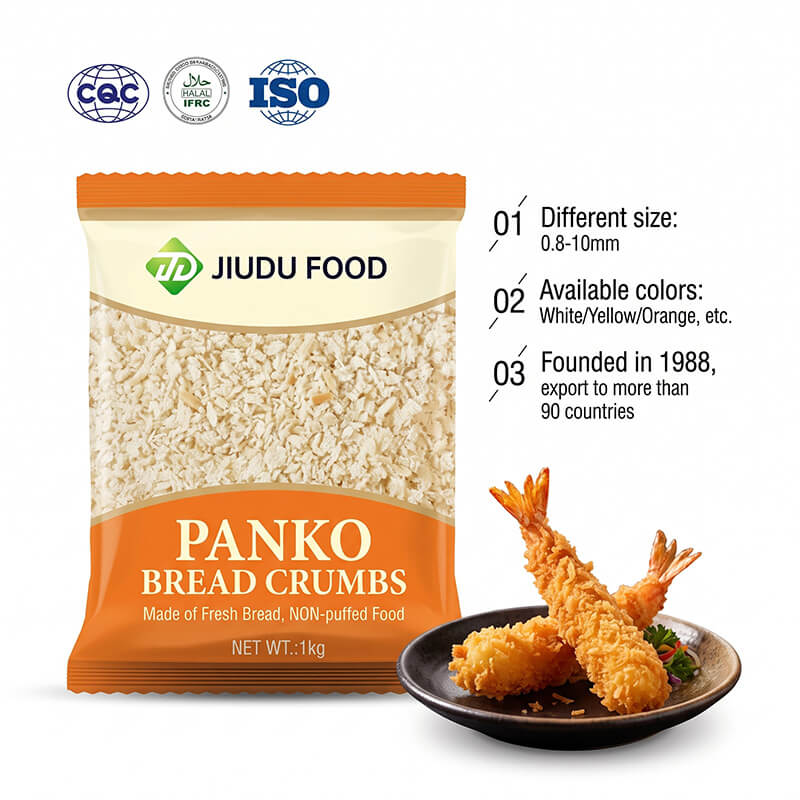 Private Label Panko Breadcrumbs with Custom Stand-Up Pouch Packaging (OEM/ODM)