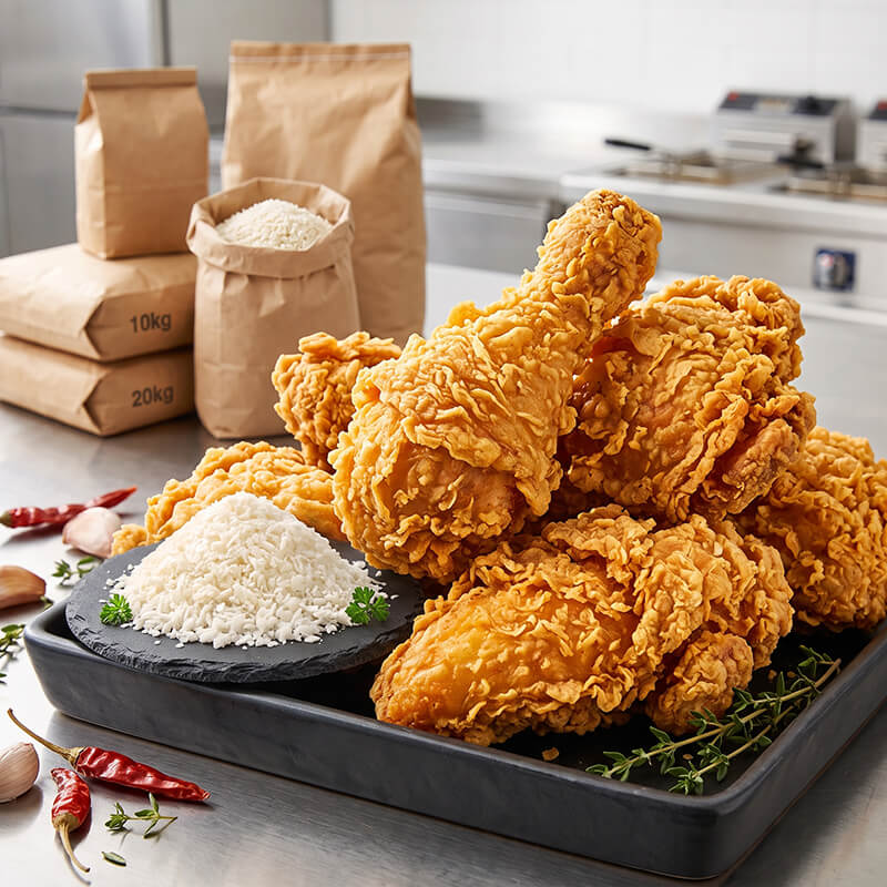 Wholesale Industrial Crispy Fried Chicken Coating Powder Manufacturer