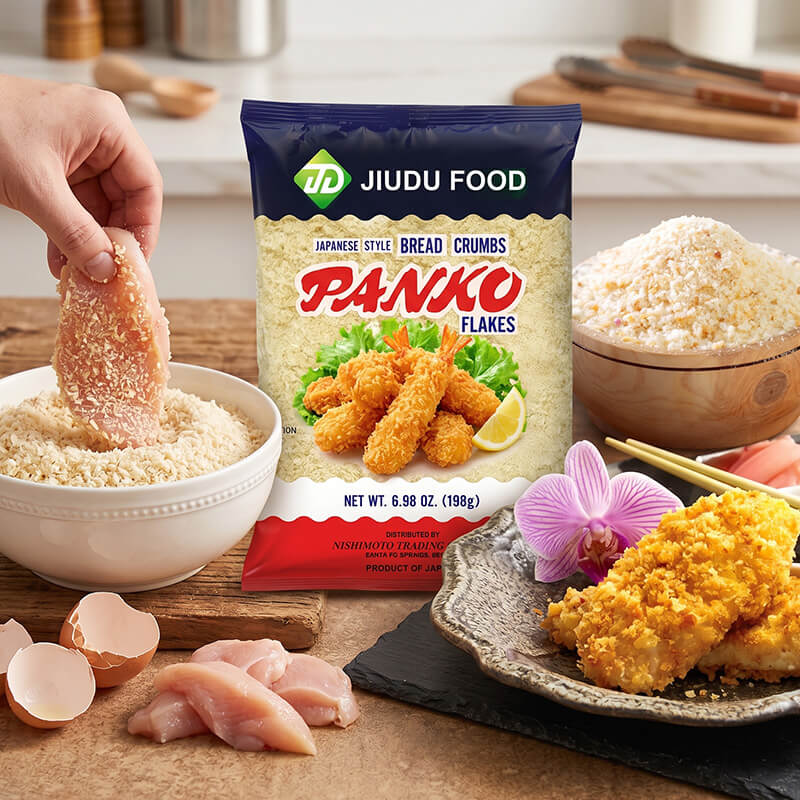 Wholesale Fine Panko Breadcrumbs (1-2mm) for Meat & Croquette Fillers