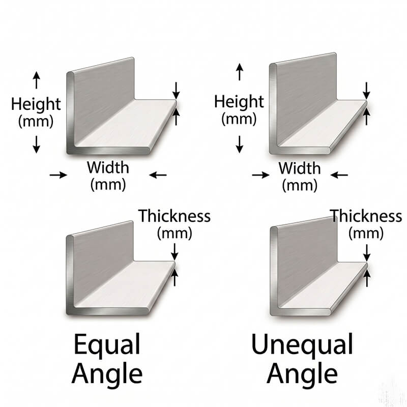 Custom Industrial Stainless Steel Angle Bar | OEM Factory Supply