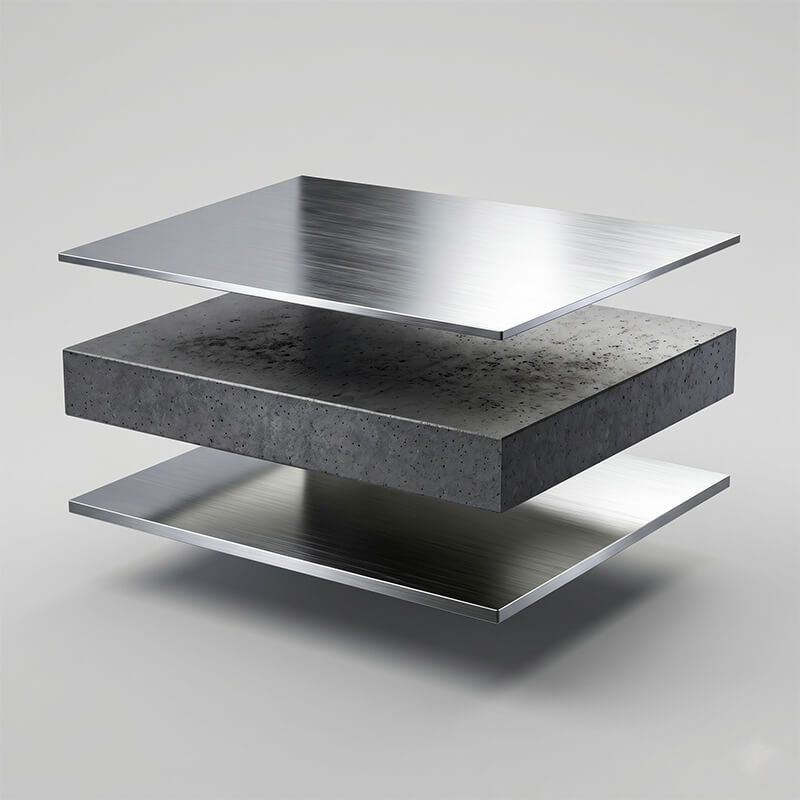 Industrial Stainless Steel Clad Plates (Single & Double-Sided)