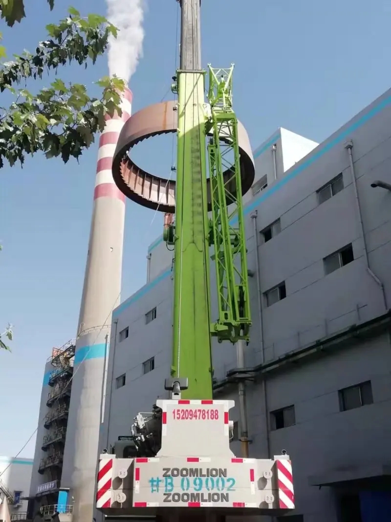Gypsum unloader installation site
