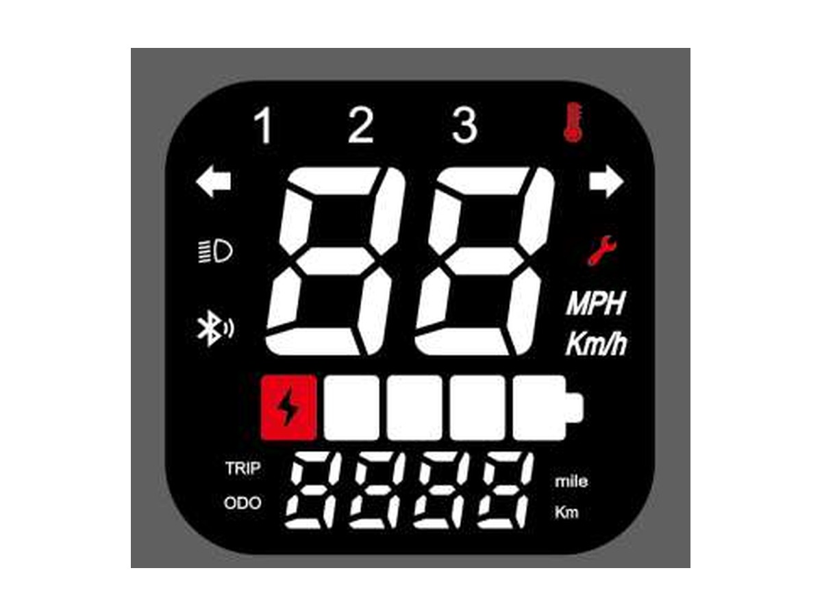 D01仪表(速度20km/h)
