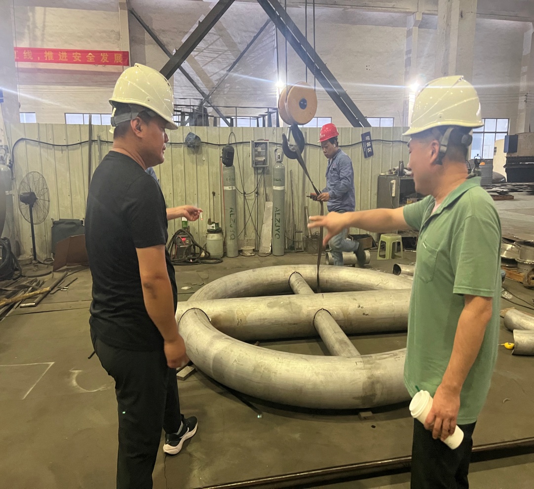 Marine alloy scrubber workshop