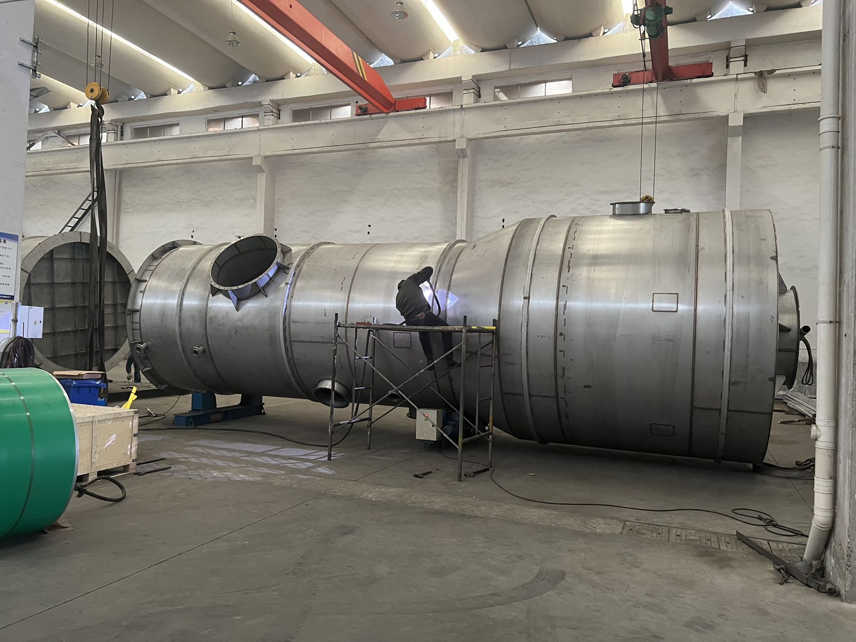 Marine alloy scrubber