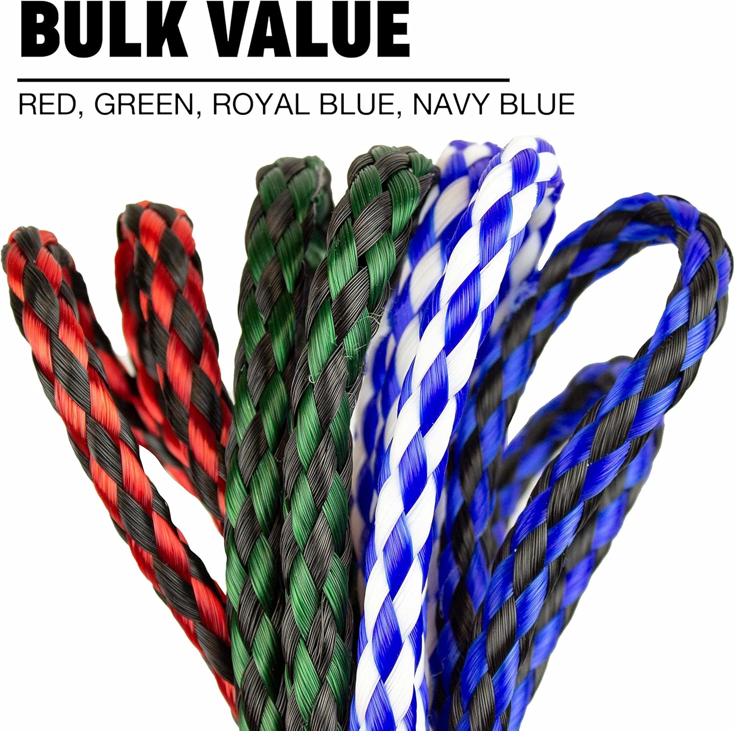 Braided Poly Slip Lead Dog Leash, 5' Long - Universal Dog Slip Leash with Metal O Ring - Great for Groomers, Shelters, Rescues, Vets, or Doggy Daycares