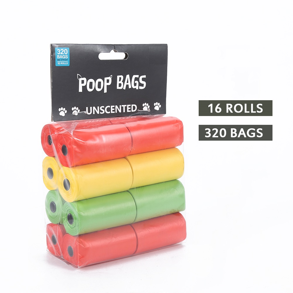 Wholesale Professional Extra Thick Scented Biodegradable Dog Poop Bags PET Plastic Eco-Friendly Luxury Style BLSPE 32x22cm