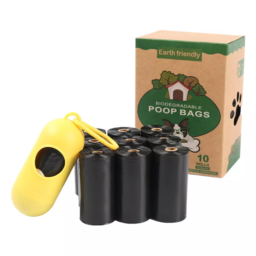 High Quality Eco-Friendly Dog Waste Poo Bags Customizable Printing Biodegradable Pet Garbage Trash Poop Plastic Bags