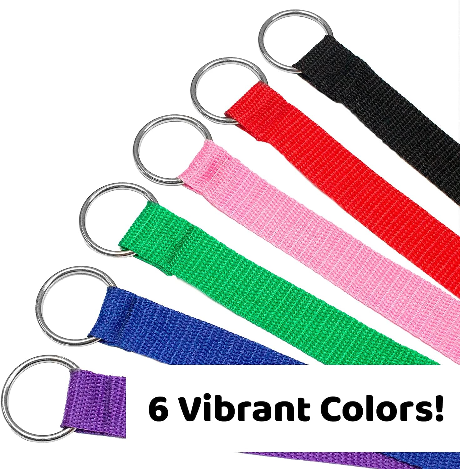 6ft Dog Kennel Slip Lead Leash for Dogs - Veterinarian, Grooming, Daycare & Animal Rescue Supplies - One Size Fits All - 1" Thick
