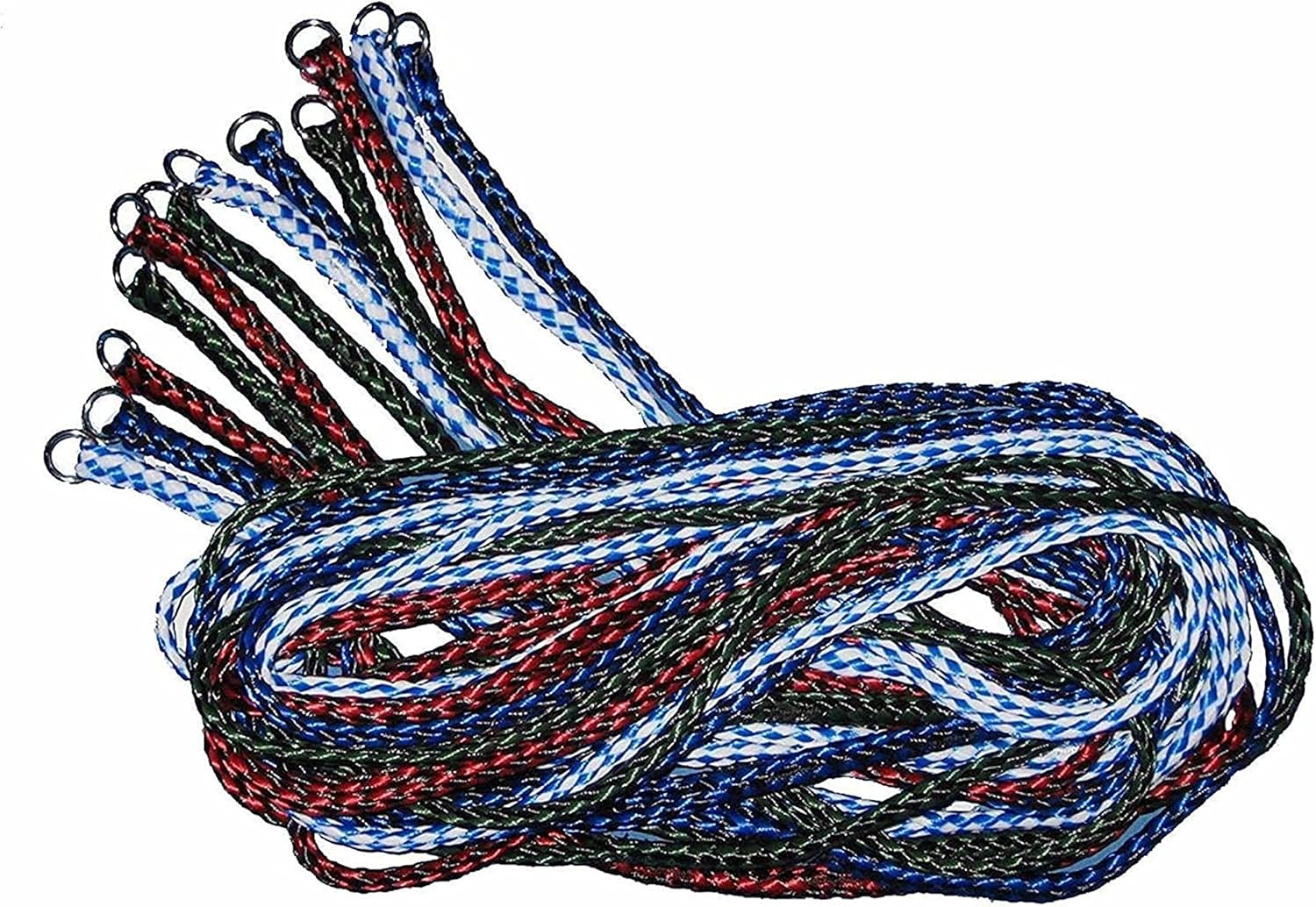 Braided Poly Slip Lead Dog Leash, 5' Long - Universal Dog Slip Leash with Metal O Ring - Great for Groomers, Shelters, Rescues, Vets, or Doggy Daycares