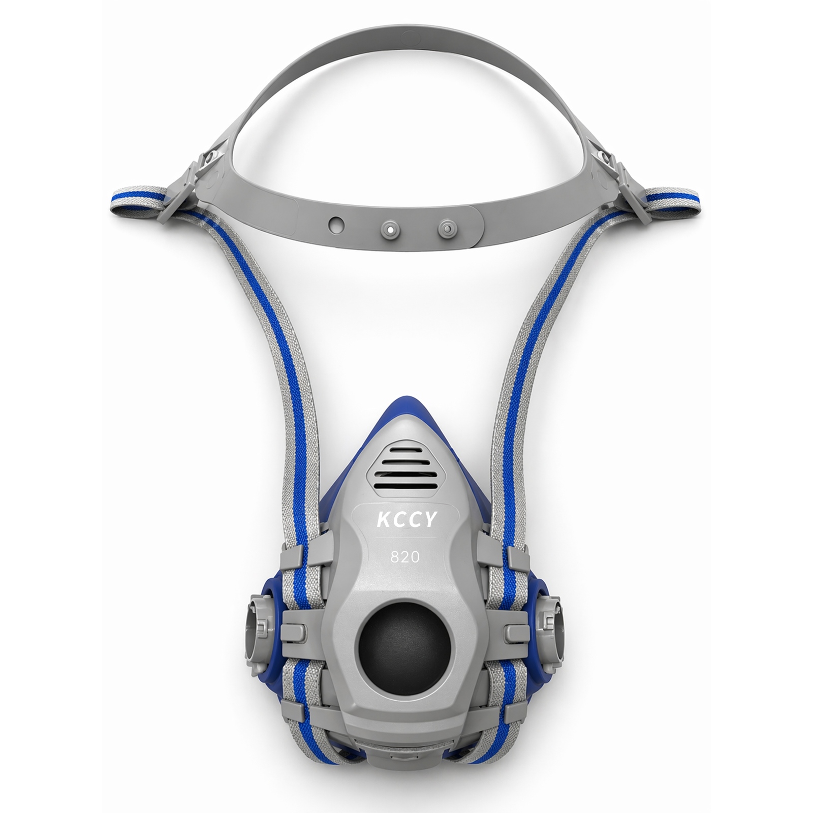 820 Silicone Sound Transmission Half Face Mask