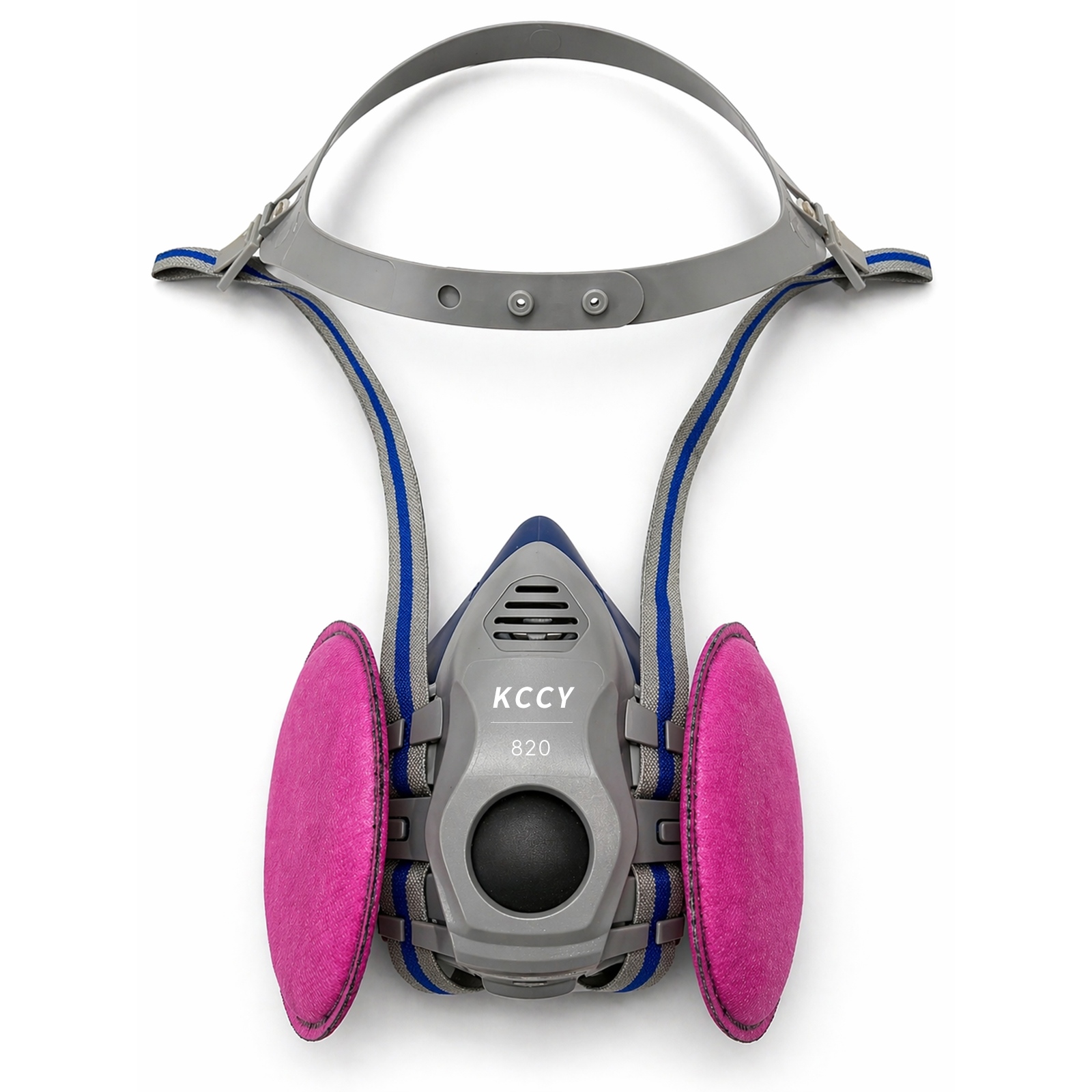 820 Silicone Sound Transmission Half Face Mask