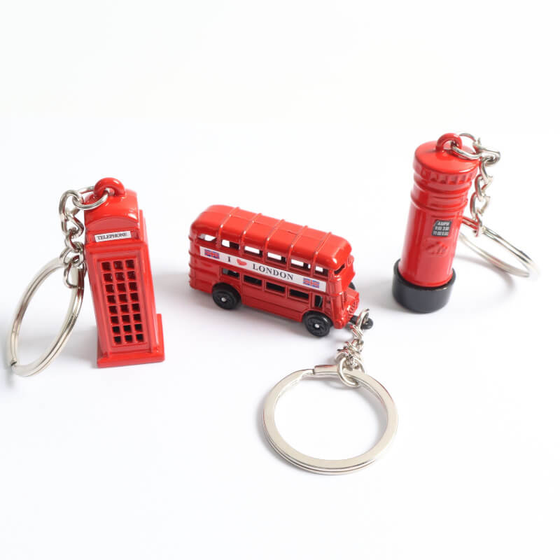 Wholesale Custom 3D Zinc Alloy Souvenir Keychain Set (Model: TGI-0008)