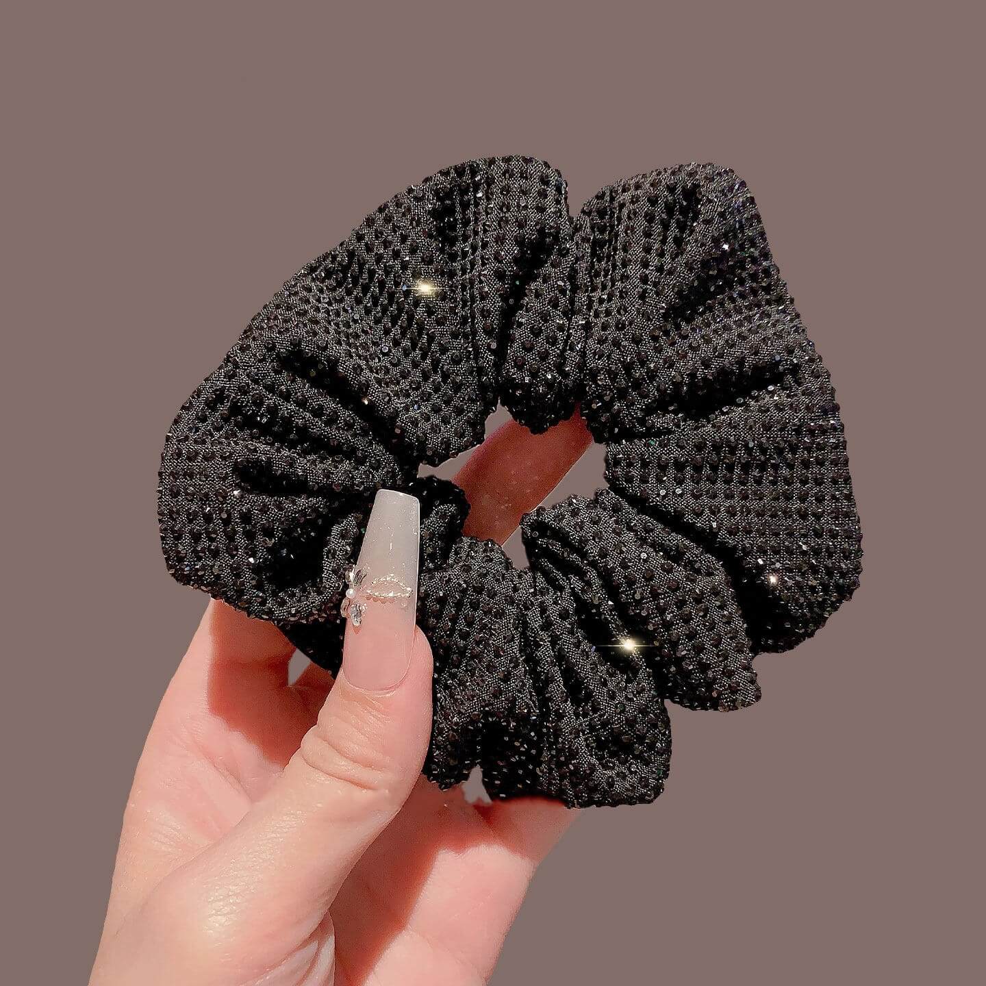 Custom Rhinestone Hair Scrunchies Wholesale (OEM/ODM)